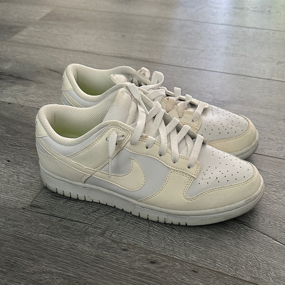 White and Cream Dunks